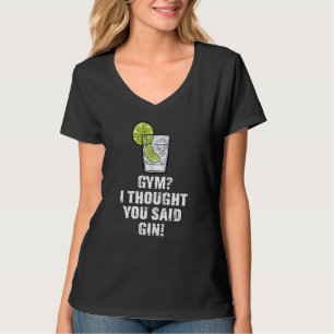 Gin Drink Toasts Fan Fan Party T-shirt