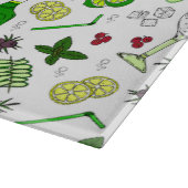 Gin Drinker Cocktail Glass and Ingredients Bar Snijplank (Hoek)