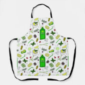 Gin Drinker Mixologist Cocktailparty Schort (Voorkant)