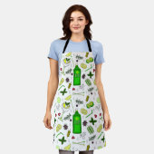 Gin Drinker Mixoloog Cocktail Party Schort (Gedragen)