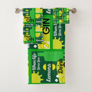 Gin Drinkers Love Gin Startdecor Bars Servin Bad Handdoek