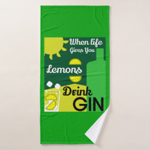 Gin Drinkers Love Gin Startdecor Bars Servin Badhanddoek