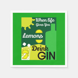 Gin Drinkers Love Gin Startdecor Bars Servin Servet