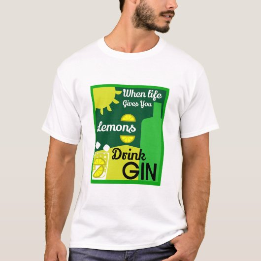 Gin Drinkers | Love Gin | Startdecor | Bars Servin T-shirt (Voorkant)