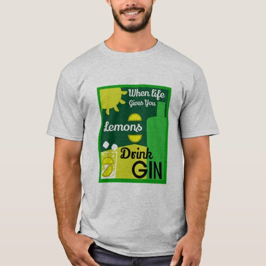 Gin Drinkers | Love Gin | Startdecor | Bars Servin T-shirt (Voorkant)