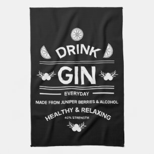 Gin Drinkers Love Gin Startdecor Bars Servin Theedoek