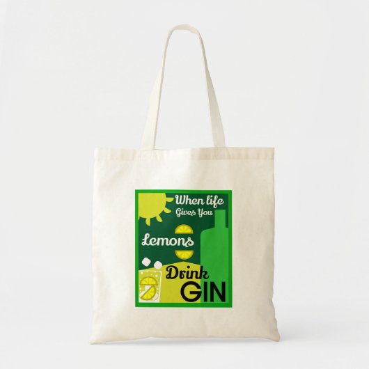 Gin Drinkers | Love Gin | Startdecor | Bars Servin Tote Bag (Voorkant)