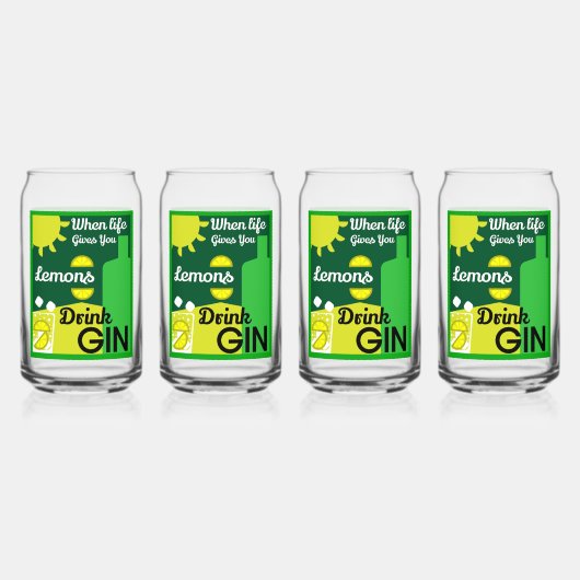 gin en tonic blikvorm glas (Achterkant)