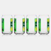 gin en tonic blikvorm glas (Links)