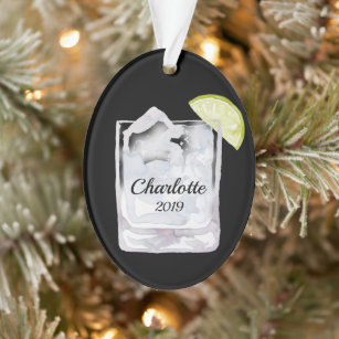 Gin en Tonic Cocktail op maat Ornament