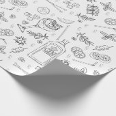 Gin en Tonic Gin Drinker Cocktail Party Cadeaupapier (Hoek)