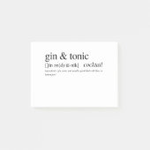 Gin en Tonic Post-it® Notes (Voorkant)