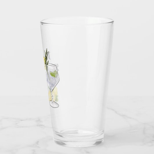 Gin en Tonic Time Quote Glas (Links)