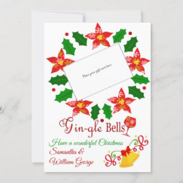 Gin-gle Bells Geschenk Kaart Houder