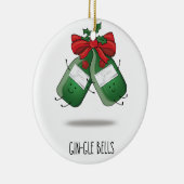 Gin-gle Bells Keramisch Ornament (Rechts)