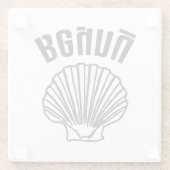 Gin Hoi (Thaise Humor Pun Wordplay) Glazen Onderzetter (Achterkant)