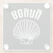 Gin Hoi (Thaise Humor Pun Wordplay) Glazen Onderzetter (Achterkant)