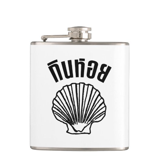 Gin Hoi (Thaise Humor Pun Wordplay) Heupfles (Voorkant)