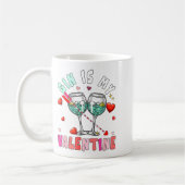 Gin Is My Valentine Hearts Matching Drinker Family Koffiemok (Links)