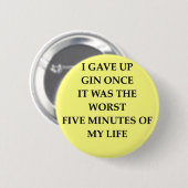 GIN.jpg Ronde Button 5,7 Cm (Voorkant /achterkant)