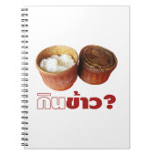 Gin Khao? ... Thais Lao Isan eten Notitieboek (Voorkant)