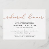 Gin Lane | repetitief diner Folie Uitnodiging (Voorkant)