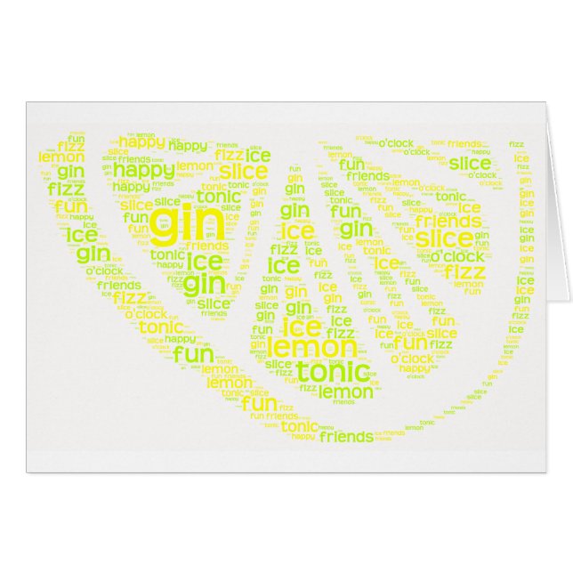 Gin Lemon Slice (Voorkant Horizontaal)