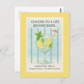 Gin Lover Kaart voor elk feest - Cheers (Voorkant / Achterkant)