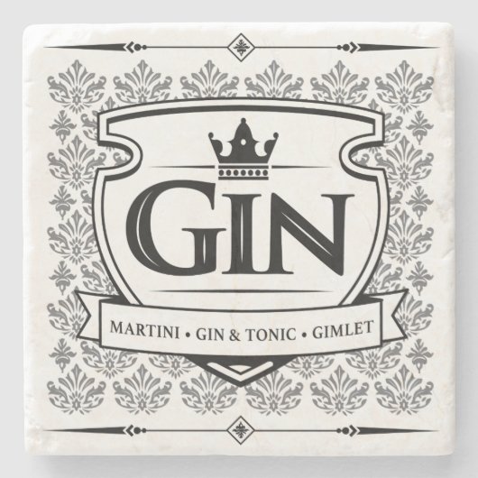 Gin Marble Onderzetter (Voorkant)
