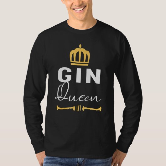 Gin Queen Malle Party Alcohol  Mallorca Schnaps Jg T-shirt (Voorkant)