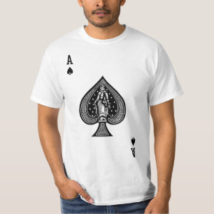 Gin rummy Bicycle-speelkaarten T-shirt