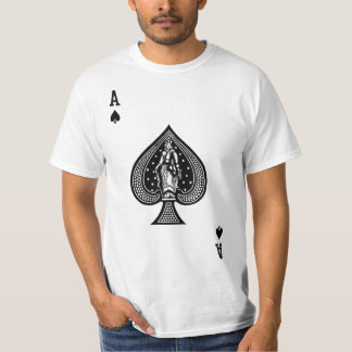 Gin rummy Bicycle-speelkaarten T-shirt