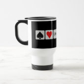 Gin Rummy-mok - kies stijl en kleur Reisbeker (Links)