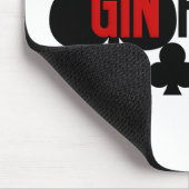 Gin Rummy Player mousepad Muismat (Hoek)