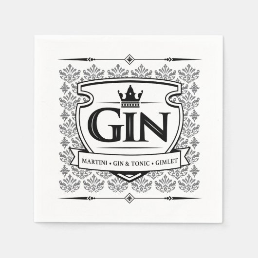 Gin servetten (Voorkant)