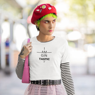 Gin Tastic Dames V Hals T-shirt