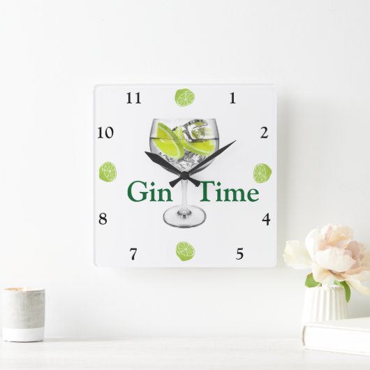 Gin Time Wall klok (Huis)