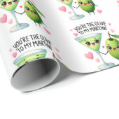 Gin to My Tonic Love Gift Wrapping Paper Cadeaupapier (Rol Hoek)