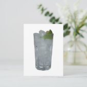 Gin Tonic Briefkaart (Staand voorkant)