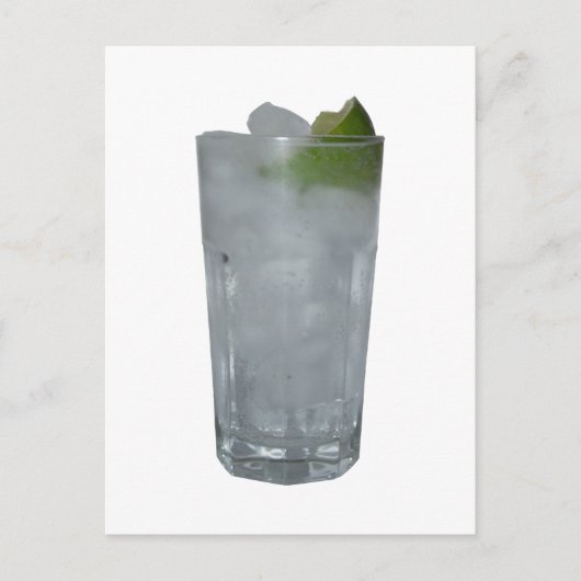 Gin Tonic Briefkaart (Voorkant)