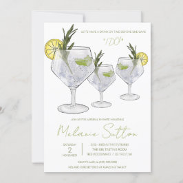 Gin & Tonic, Cocktail, Drinken, Vrijgezellenfeest Kaart