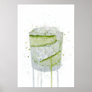 Gin & Tonic 'Komkommer' Poster