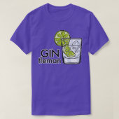 Gin Tonic Longdrink Drinker Feest JGA Cadeau 6 T-shirt (Design voorkant)