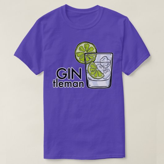 Gin Tonic Longdrink Drinker Feest JGA Cadeau 6 T-shirt (Design voorkant)