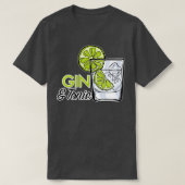 Gin Tonic Longdrink Drinker Party JGA Gift 5 T-shirt (Design voorkant)