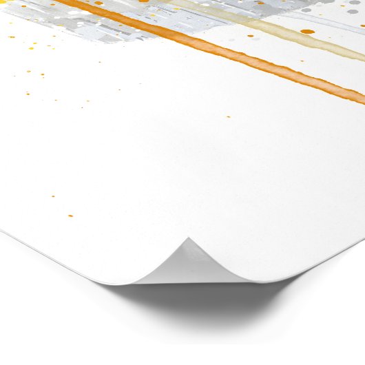 Gin & Tonic 'Orange and Basil' Poster (Hoek)