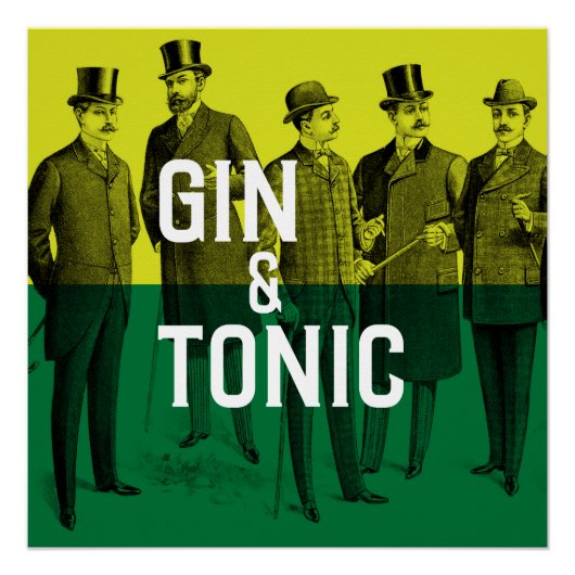 Gin & Tonic Perfect Poster (Voorkant)
