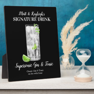 Gin & Tonic • PERSONALISEER deze Signature-drank P Fotoplaat
