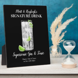 Gin & Tonic ・ PERSONALIZE deze Drink van de Handte Fotoplaat