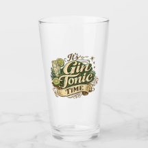 gin tonic tijd drank glas